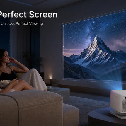 LynCast X4AR Short-Throw Projector 1080P, Android 14, Screen Mirroring, WiFi 6