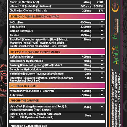 Nutrifitt Carnage Pre-Workout