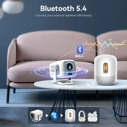 LynCast X3A Short-Throw Projector 1080P, Auto Focus, Android 14, WiFi 6