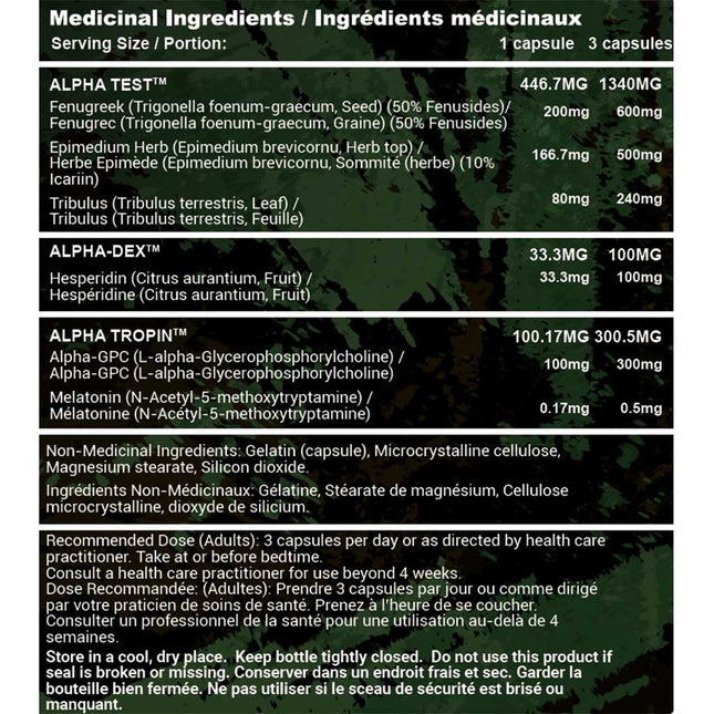 Advanced Genetics ALPHA, 90 Caps