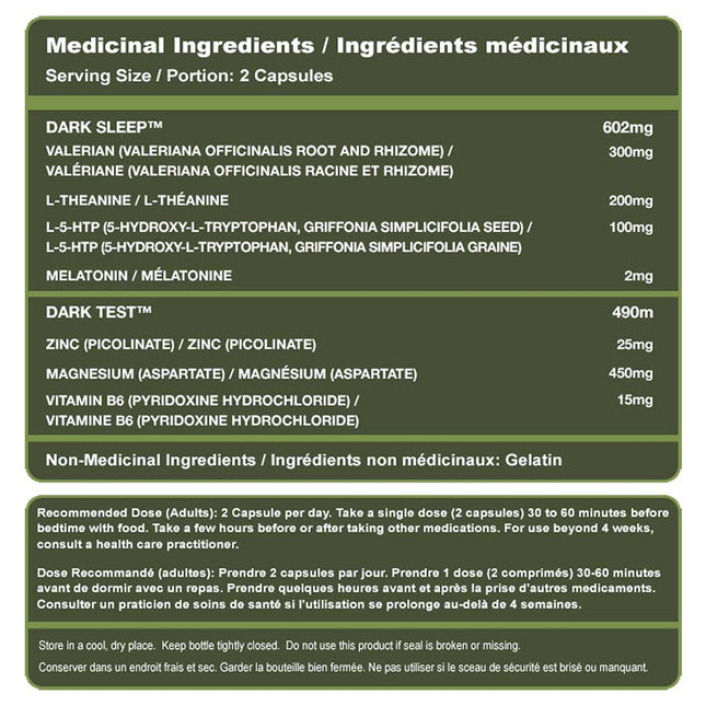 Advanced Genetics GO DARK, 60 Caps