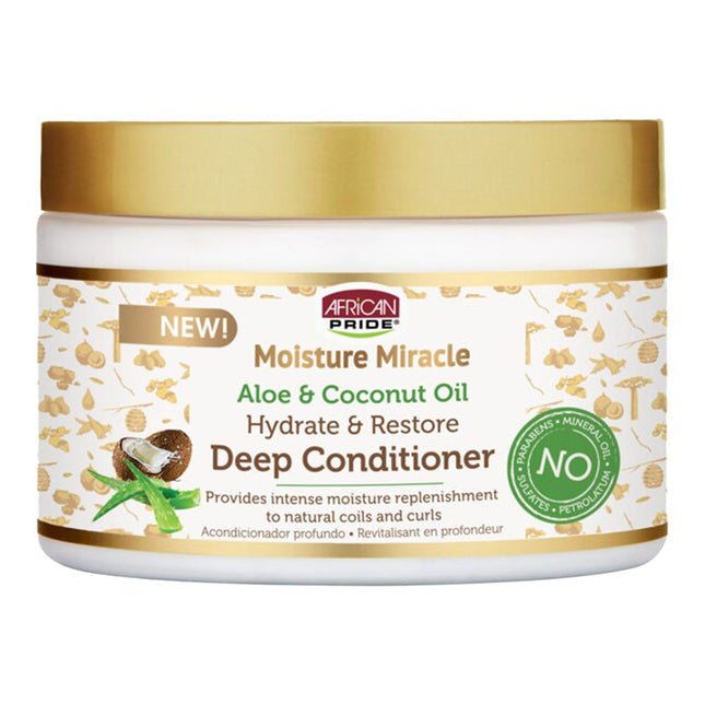 African Pride Aloe & Coconut Oil Deep Conditioner 12 oz