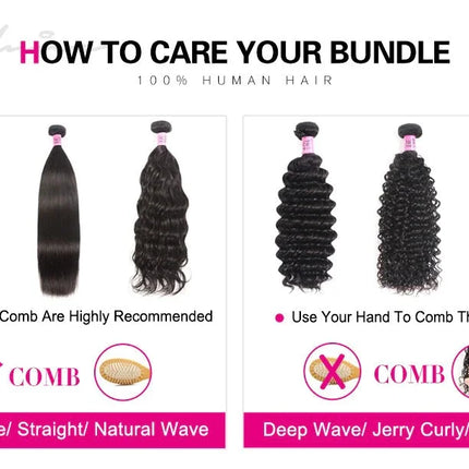 UNice 100% Human Hair Bundles – Brown Balayage Straight, 3PCS Sew-In Weave”