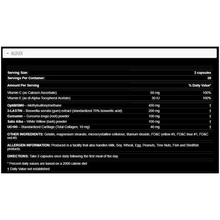 Allmax ALLFLEX RAPID JOINT RECOVERY, 60 Capsules
