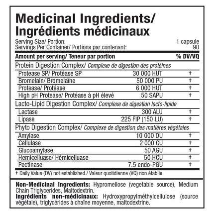 Allmax DIGESTIVE ENZYMES, 90 VCaps