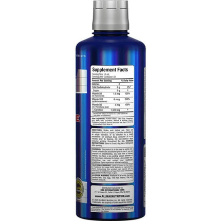 Allmax LIQUID L-CARNITINE (30 Servings), 473ml