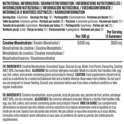 Applied Nutrition CREATINE GUMMIES, 80 Gummies