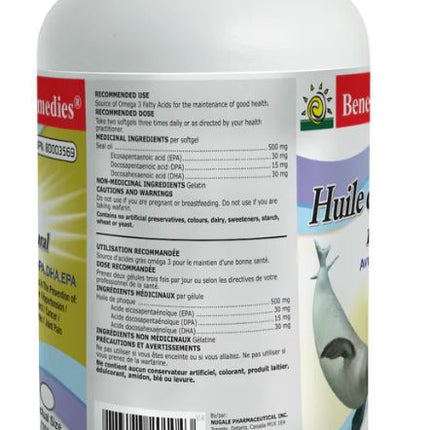 Benemax Remedies SEAL OIL, 300 Softgels