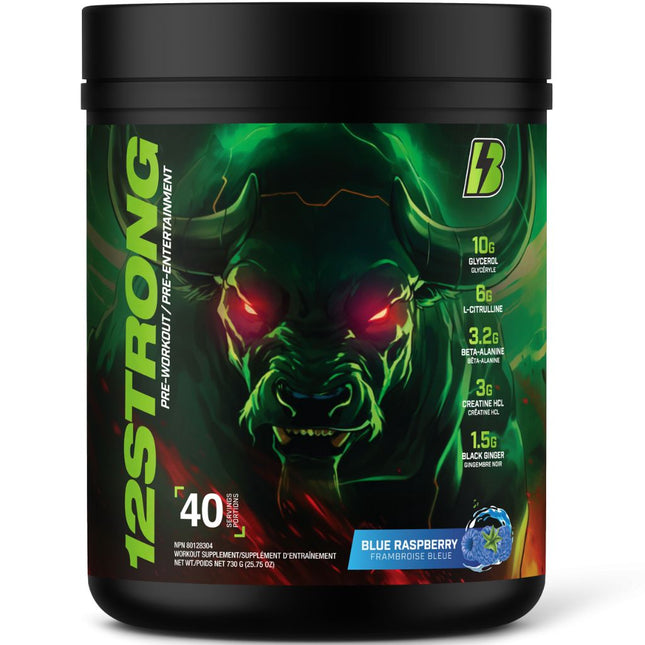 Bull Nutrition 12STRONG PRE-WORKOUT, 40 Servings