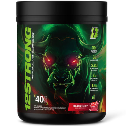 Bull Nutrition 12STRONG PRE-WORKOUT, 40 Servings