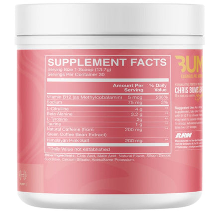 CBUM ESSENTIAL PRE-WORKOUT, 30 Servings