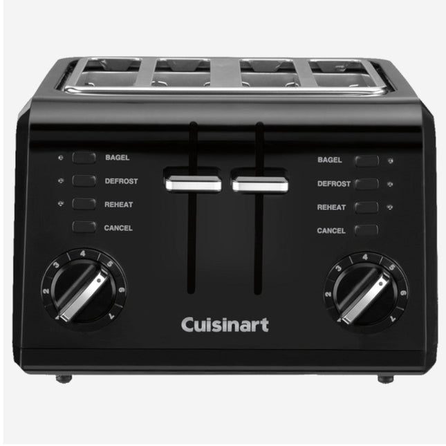 CUISINART CPT-142BKC 4-Slice Compact Toaster In Black