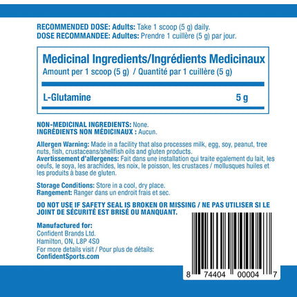 Confident Sports GLUTAMINE, 450g