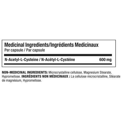 Confident Health NAC (N-Acetyl-L-Cysteine), 120 VCaps