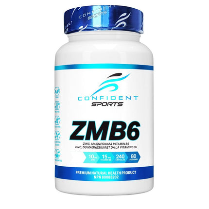 Confident Sports ZMB6, 240 Caps