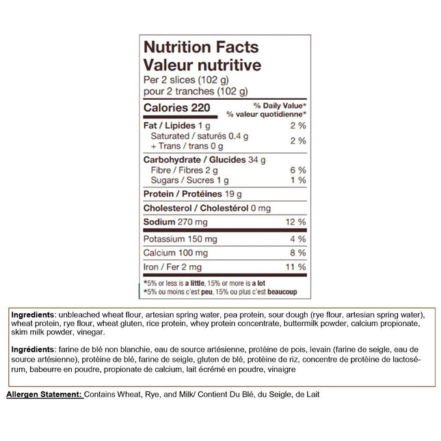 Dimpflmeier HIGH PROTEIN SOURDOUGH BREAD, 1 Loaf