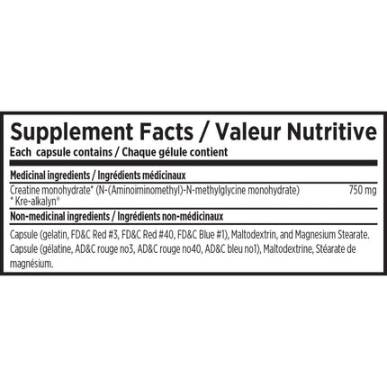 EFX Sports KRE-ALKALYN 750mg, 120 Caps