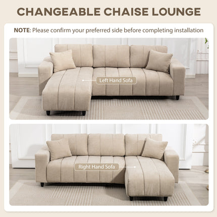Wilshere Reversible Sectional with Changeable Chaise-Available in 2 Colours