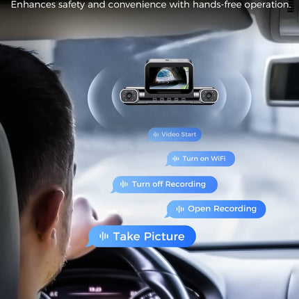 AZDOME M660 4 Channel 360° Dash Cam with 128GB eMMC, 2.5K+1K+1K+1K Dashcam