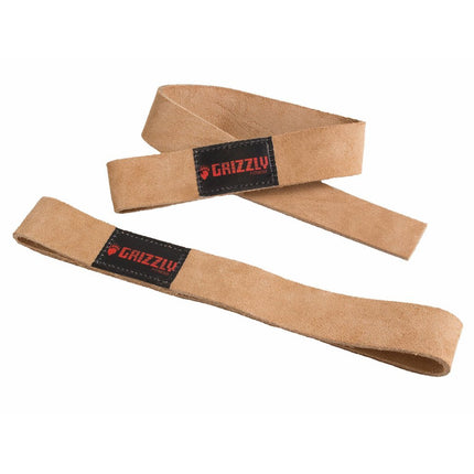 Grizzly LIFTING STRAPS - LEATHER 8640