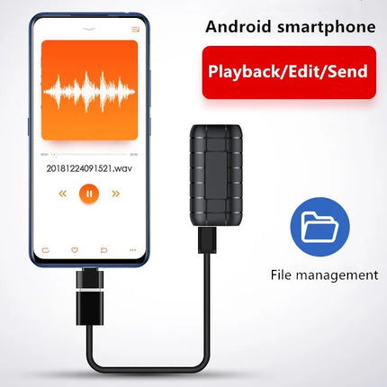 Mini voice activated recorder 500 hours digital recording