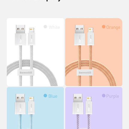 DIBELLAY Fast Charging USB Cable for iPhone & iPad”