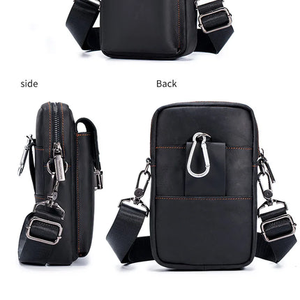 BULLCAPTAIN Crazy Horse Leather Men's