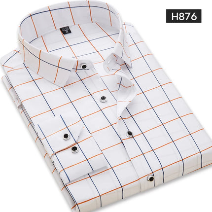 Men's Long Sleeve Printed Casual Shirt Fashion