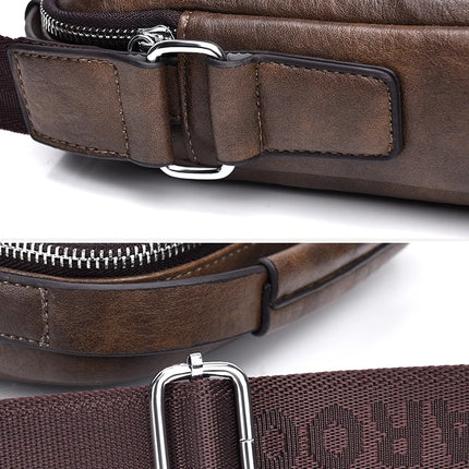 Men's Shoulder Bag Vintage Messenger Bag Leather
