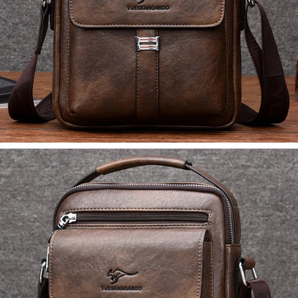 Men's Shoulder Bag Vintage Messenger Bag Leather
