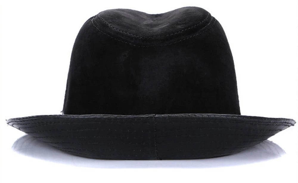 New Men Real Genuine Sheepskin Leather