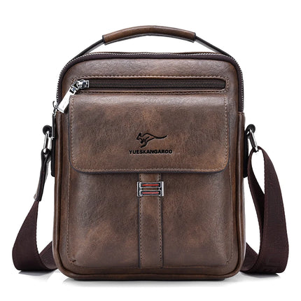 Men's Shoulder Bag Vintage Messenger Bag Leather