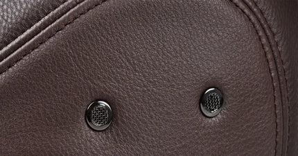 Men's leather hat  Berets