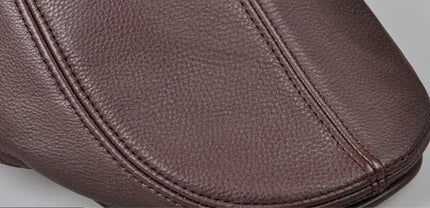 Men's leather hat  Berets