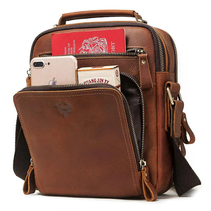 Leather Men's Shoulder Bag