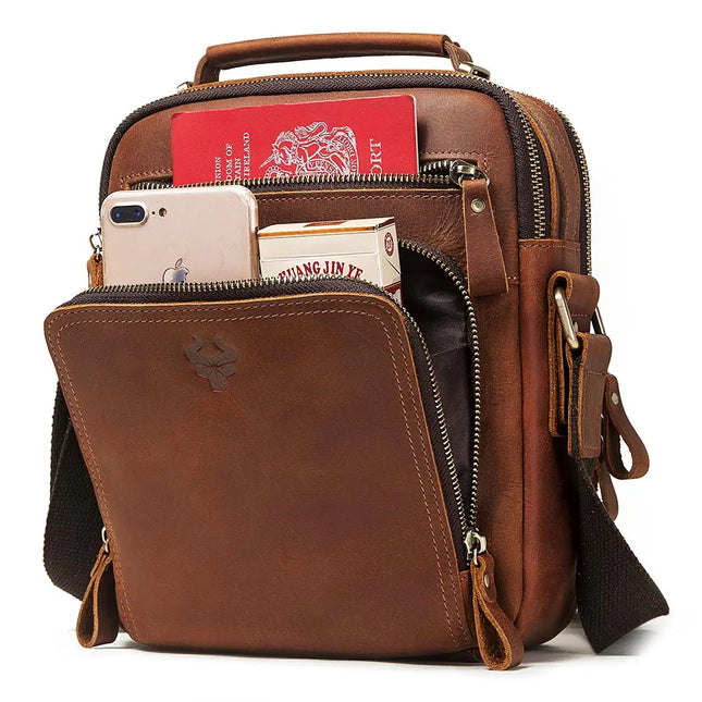 Leather Men's Shoulder Bag