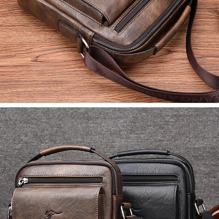 Men's Shoulder Bag Vintage Messenger Bag Leather