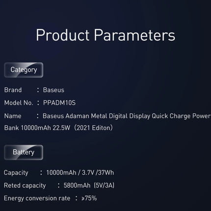 DIBELLAY 20,000mAh 22.5W Fast Charging Power Bank for iPhone & iPad”