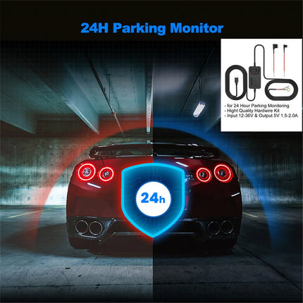 4K Dual-Lens Car DVR Built-in Sony Image Sensor Camera Ultra HD 1080P