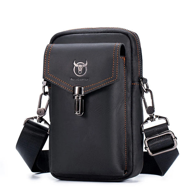 BULLCAPTAIN Crazy Horse Leather Men's