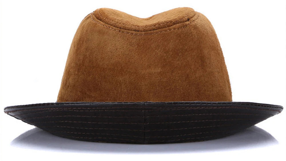 New Men Real Genuine Sheepskin Leather
