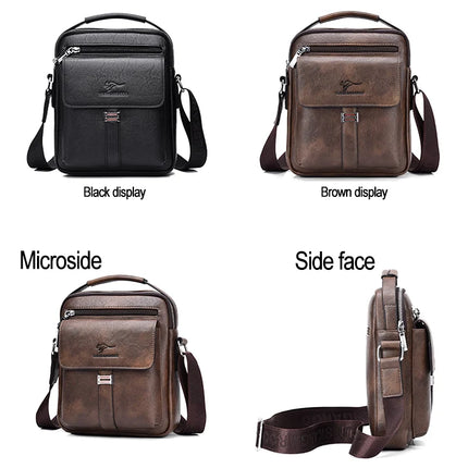 Men's Shoulder Bag Vintage Messenger Bag Leather