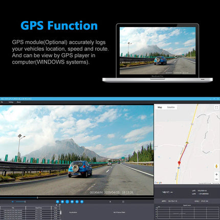 4K Dual-Lens Car DVR Built-in Sony Image Sensor Camera Ultra HD 1080P