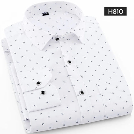 Men's Long Sleeve Printed Casual Shirt Fashion