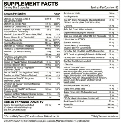 HD Muscle VITAHD MULTIVITAMIN (300 Capsules), 60 Servings