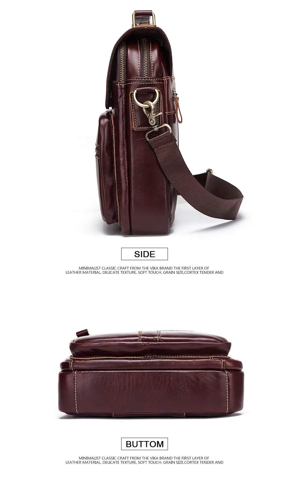 Leather Men's Crossbody BagHigh Quality