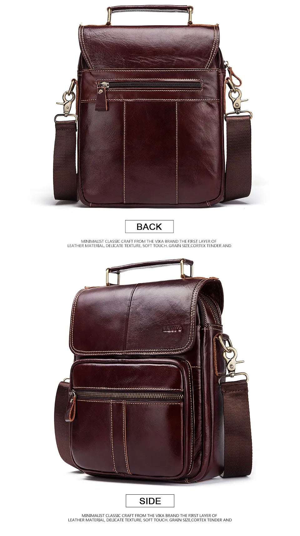 Leather Men's Crossbody BagHigh Quality