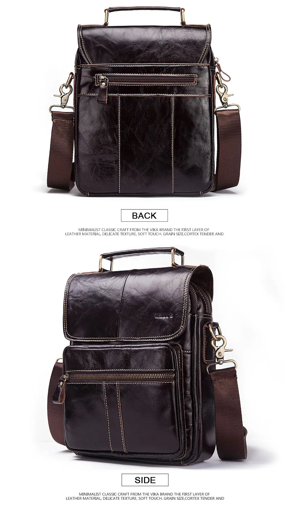 Leather Men's Crossbody BagHigh Quality