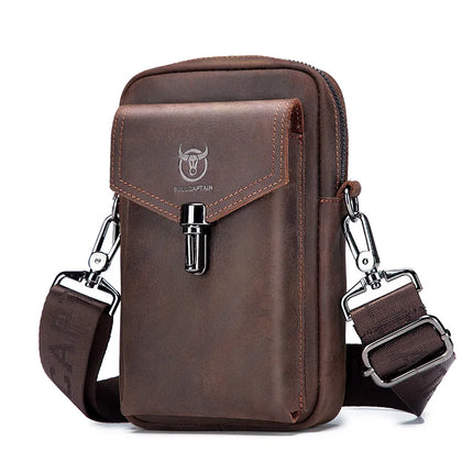 BULLCAPTAIN Crazy Horse Leather Men's