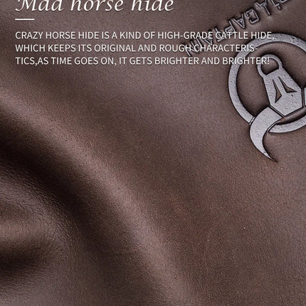 BULLCAPTAIN Crazy Horse Leather Men's